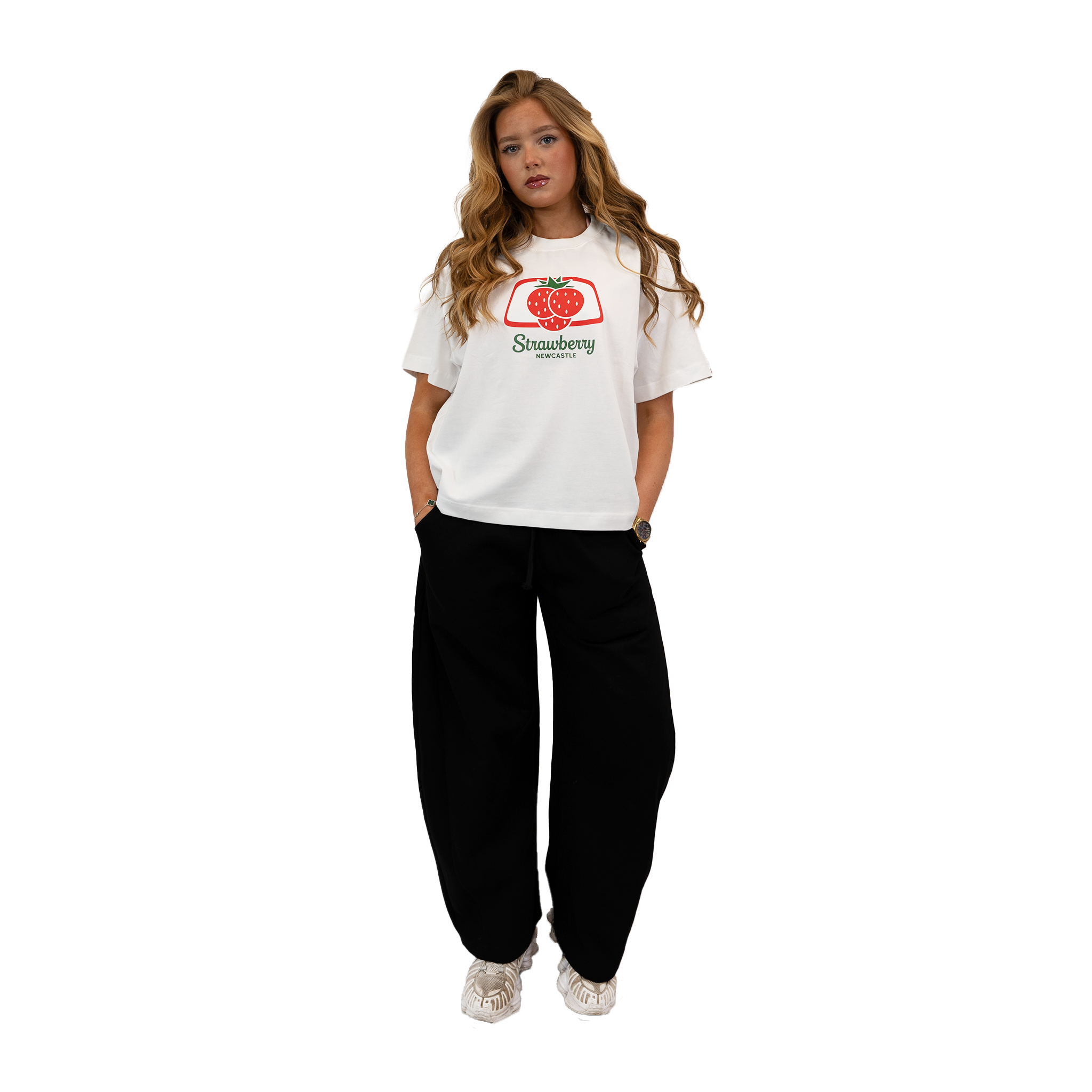 White - Lasses Strawberry Guarana Inspo T-Shirt