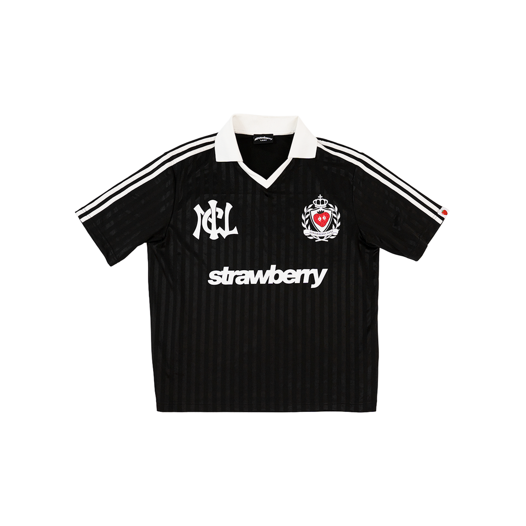 Black - Lads Oversized Football Shirt