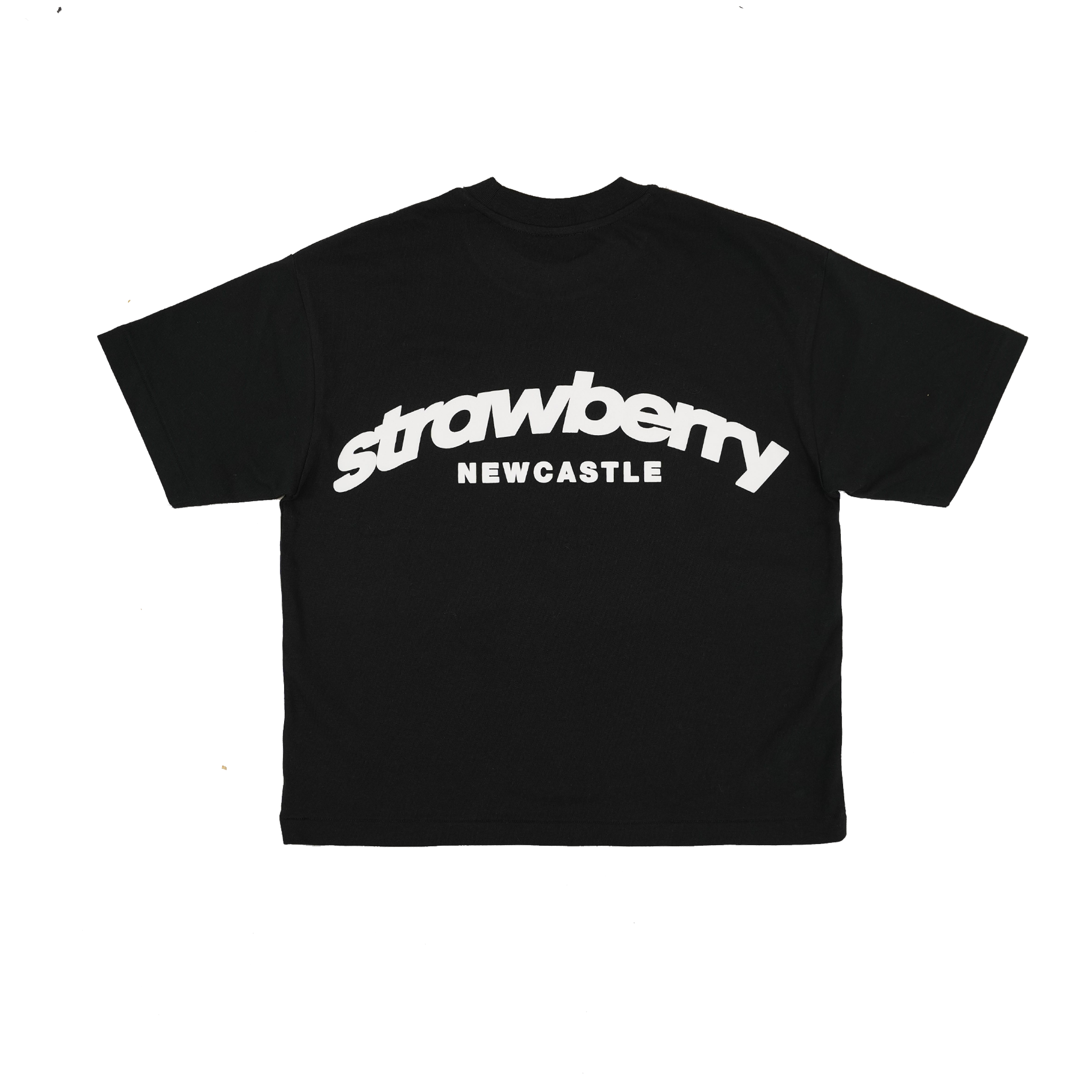 BLACK STAPLE TEE