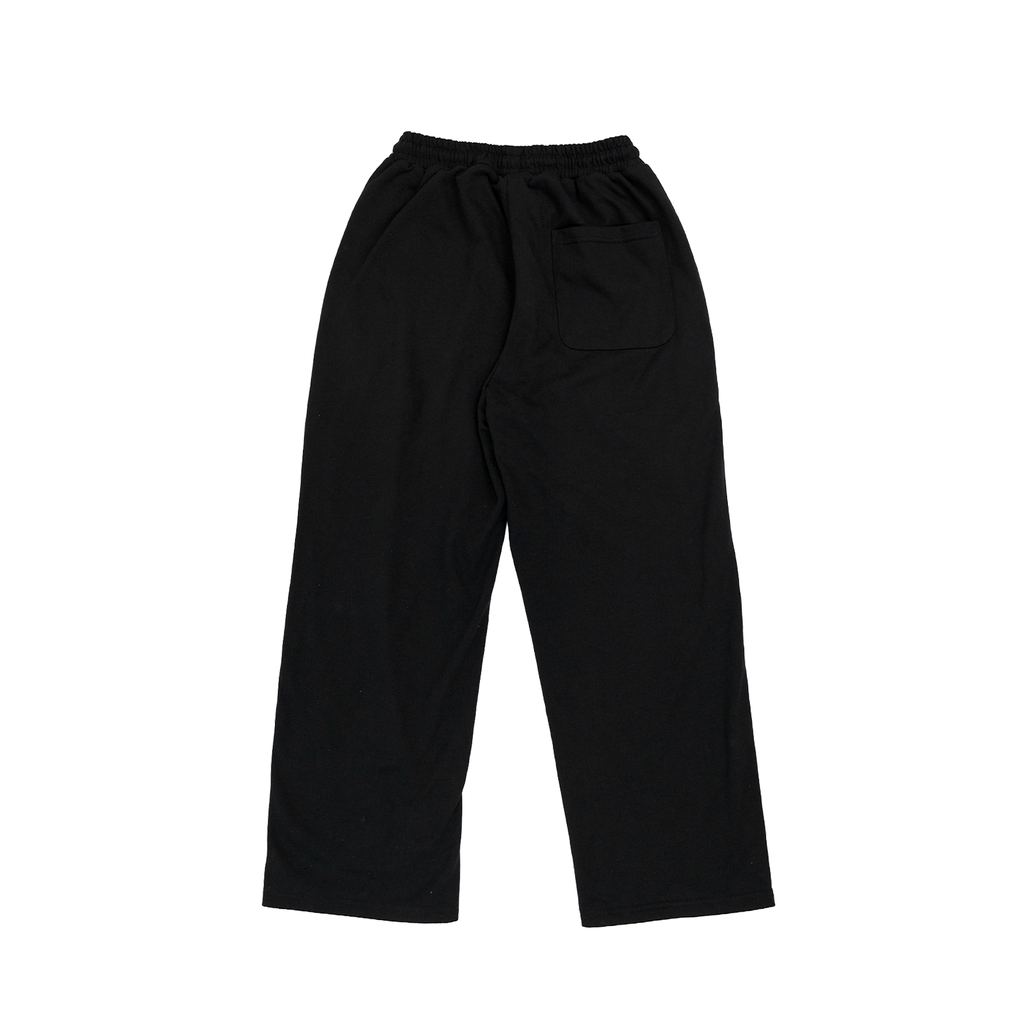 Black - Lads Reflective Striped Track Pants