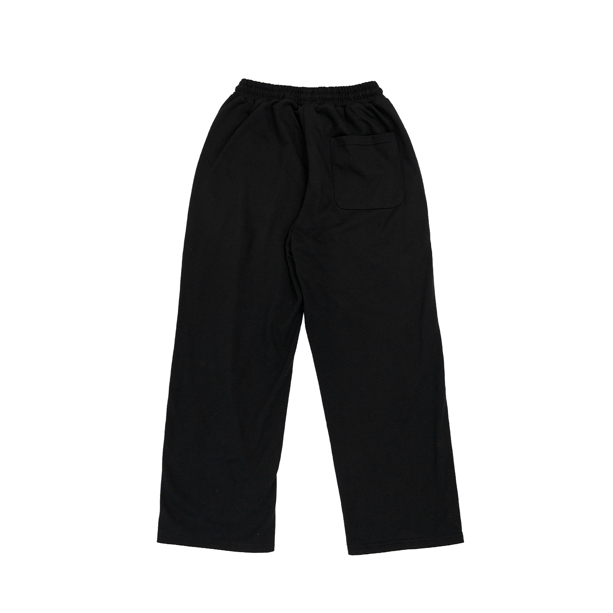 Black - Lads Reflective Striped Track Pants