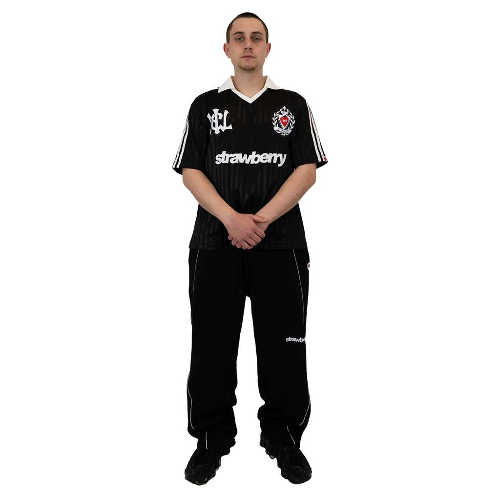 Black - Lads Oversized Football Shirt