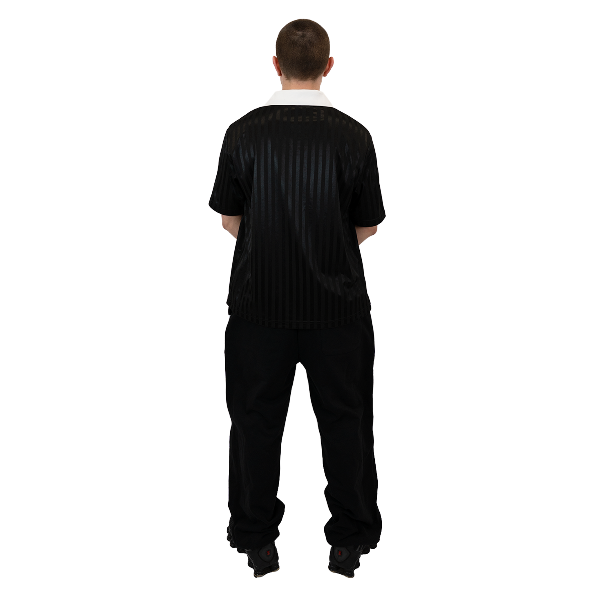 Black - Lads Oversized Football Shirt