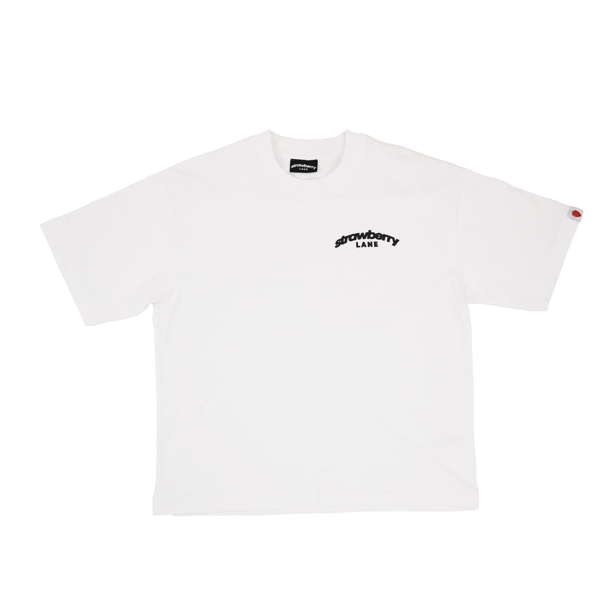 WHITE STAPLE TEE