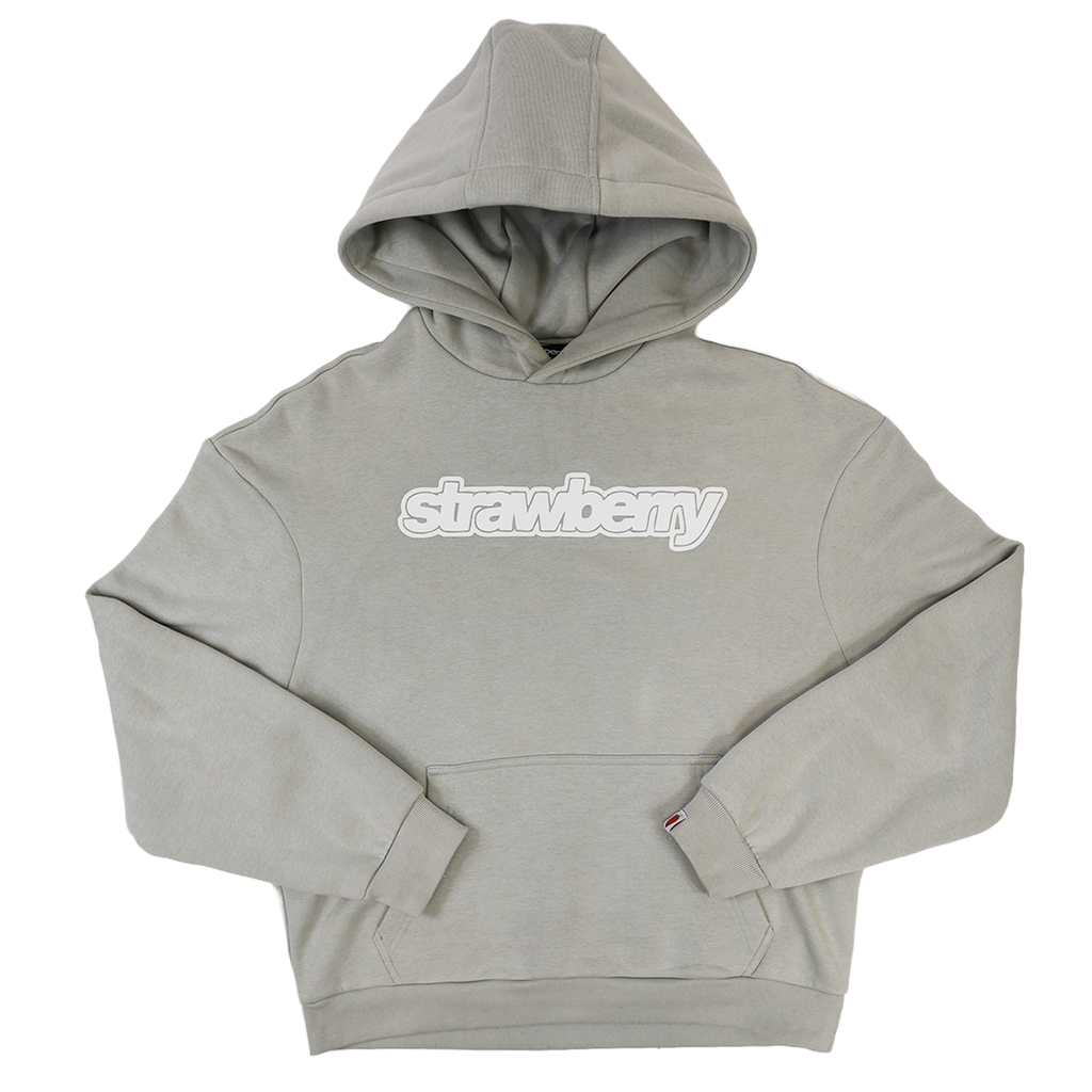 GREY FLUFFY HOODIE