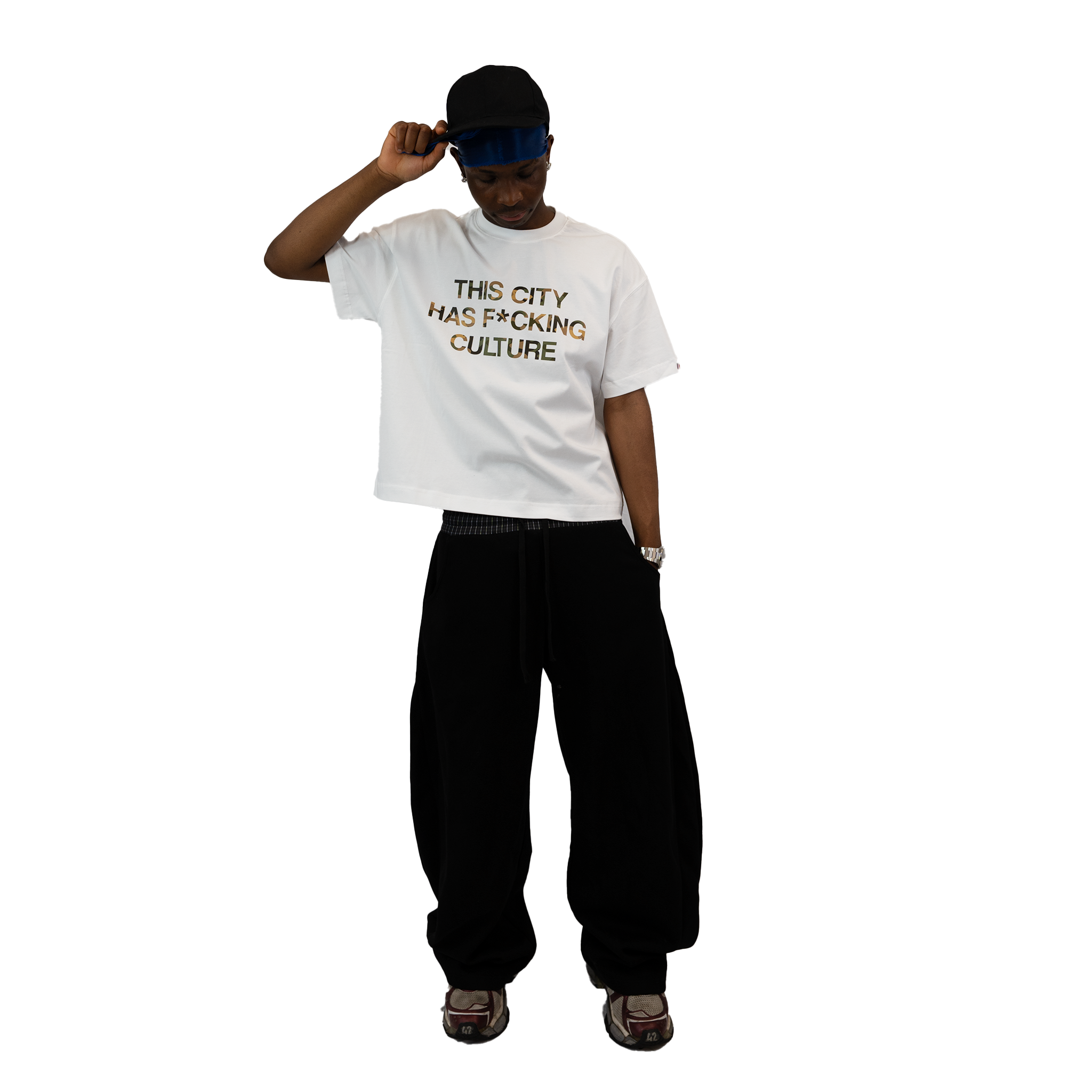 White - Lads This City Has F*cking Culture T-Shirt