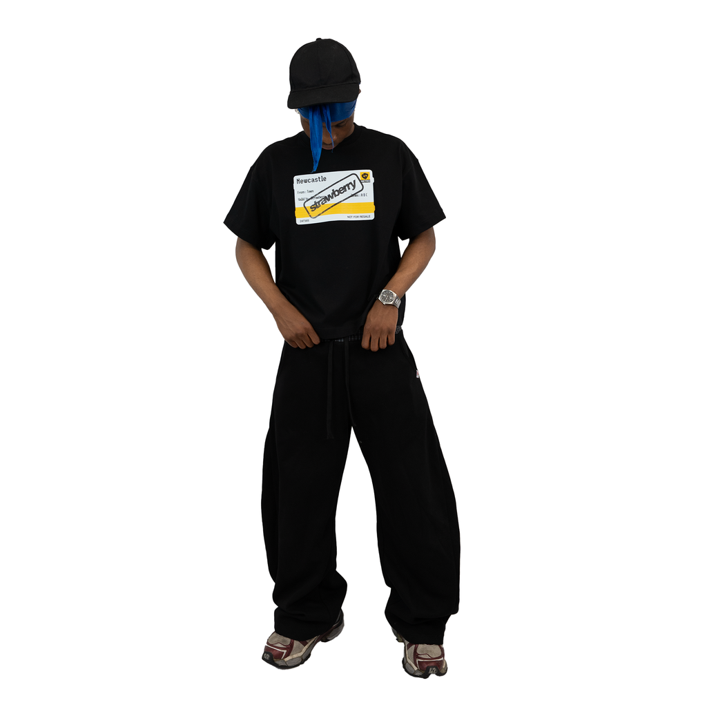 Black - Lads Metro Ticket T-Shirt