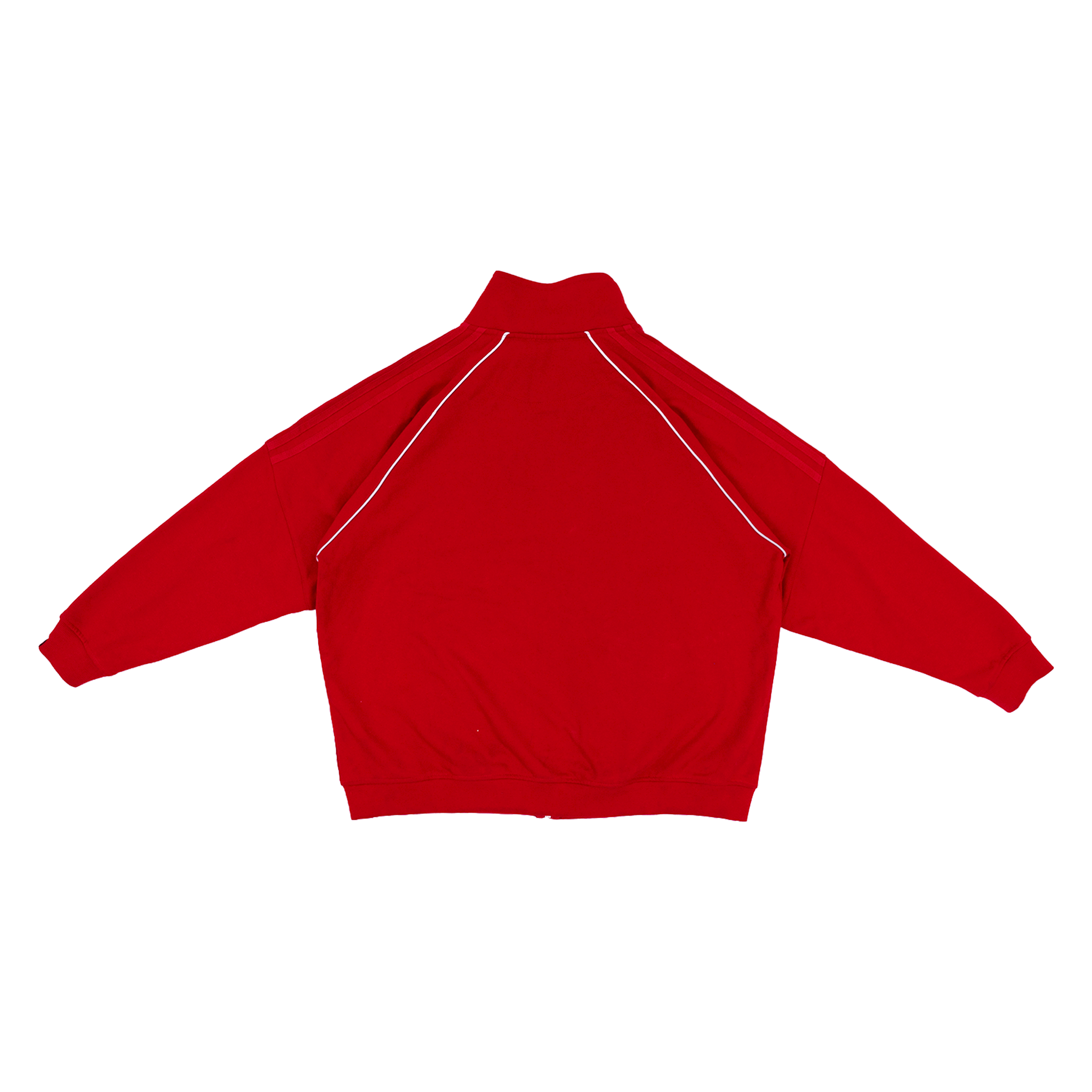 Red - Lads Reflective Striped Oversized Track Jacket