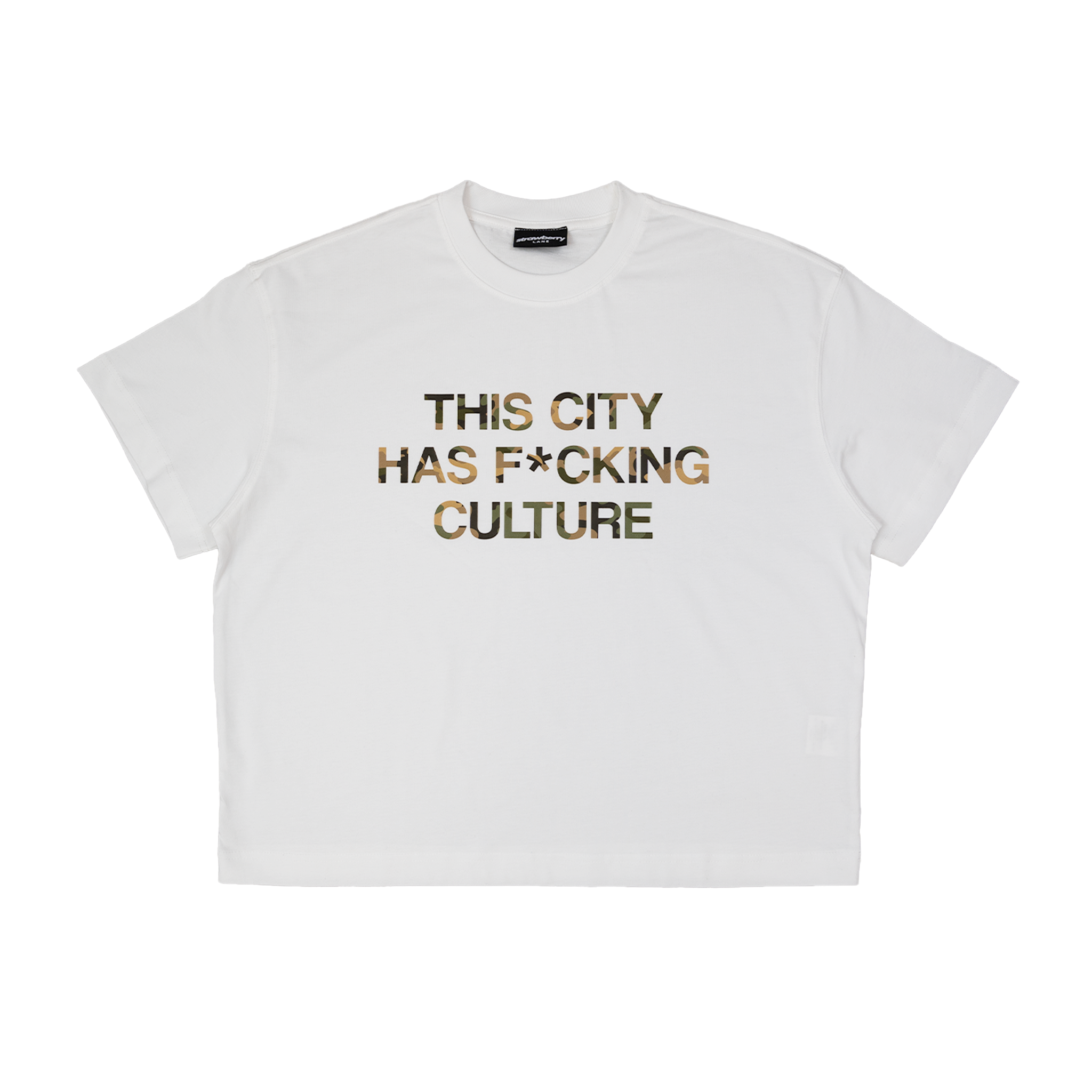 White - Lads This City Has F*cking Culture T-Shirt
