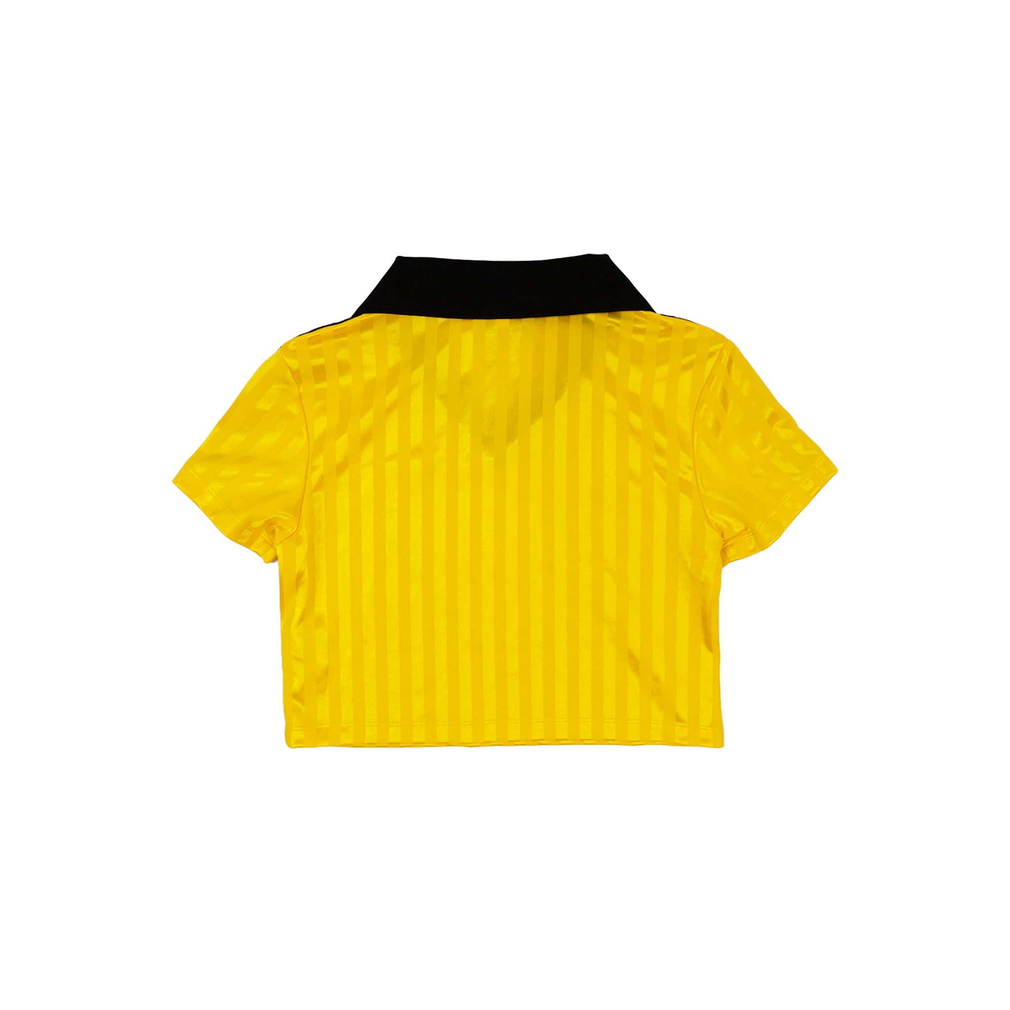 Yellow - Lasses Cropped Football Shirt